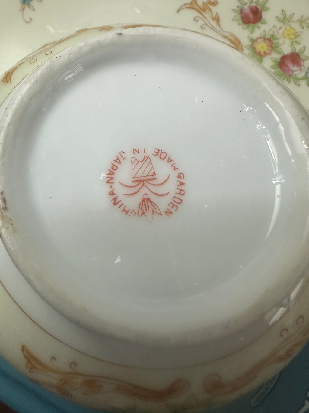 Vintage Soup Bowls with Saucers - Set of Four