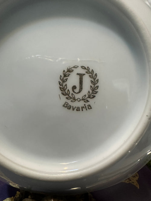 Antique Bavarian Floral Bowl