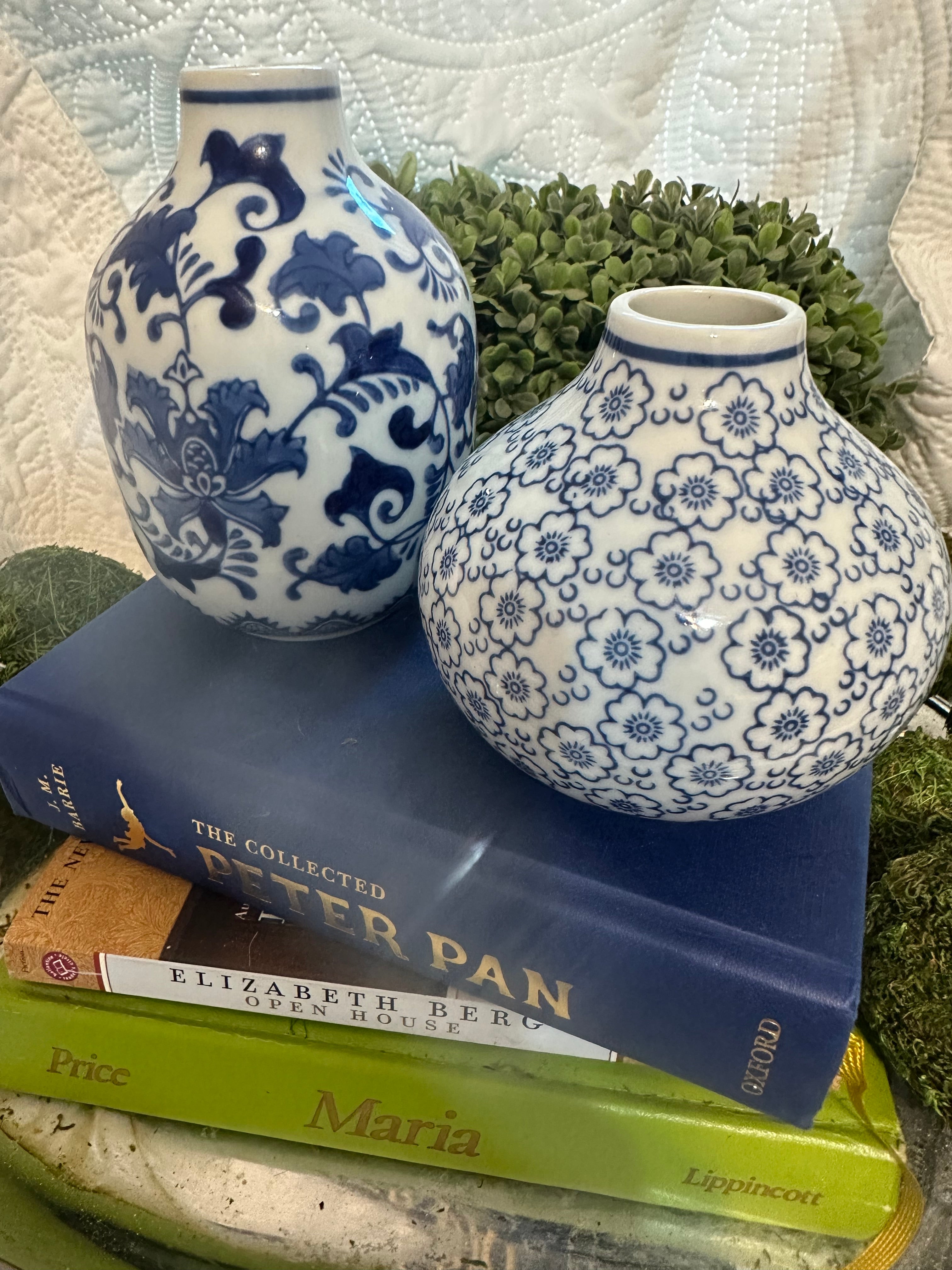 Blue and White Porcelain Vases