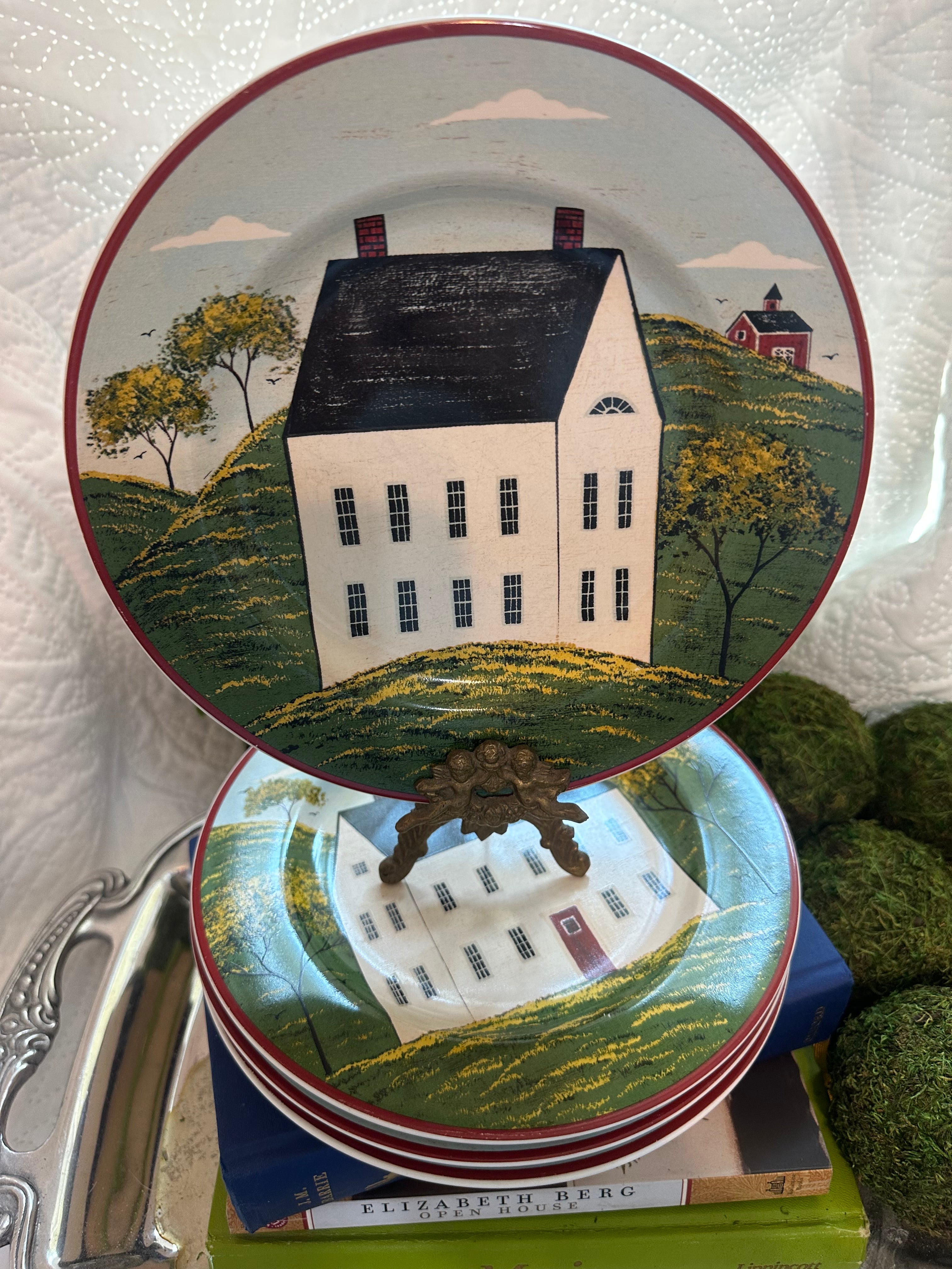 Country Life Plate Set (4)