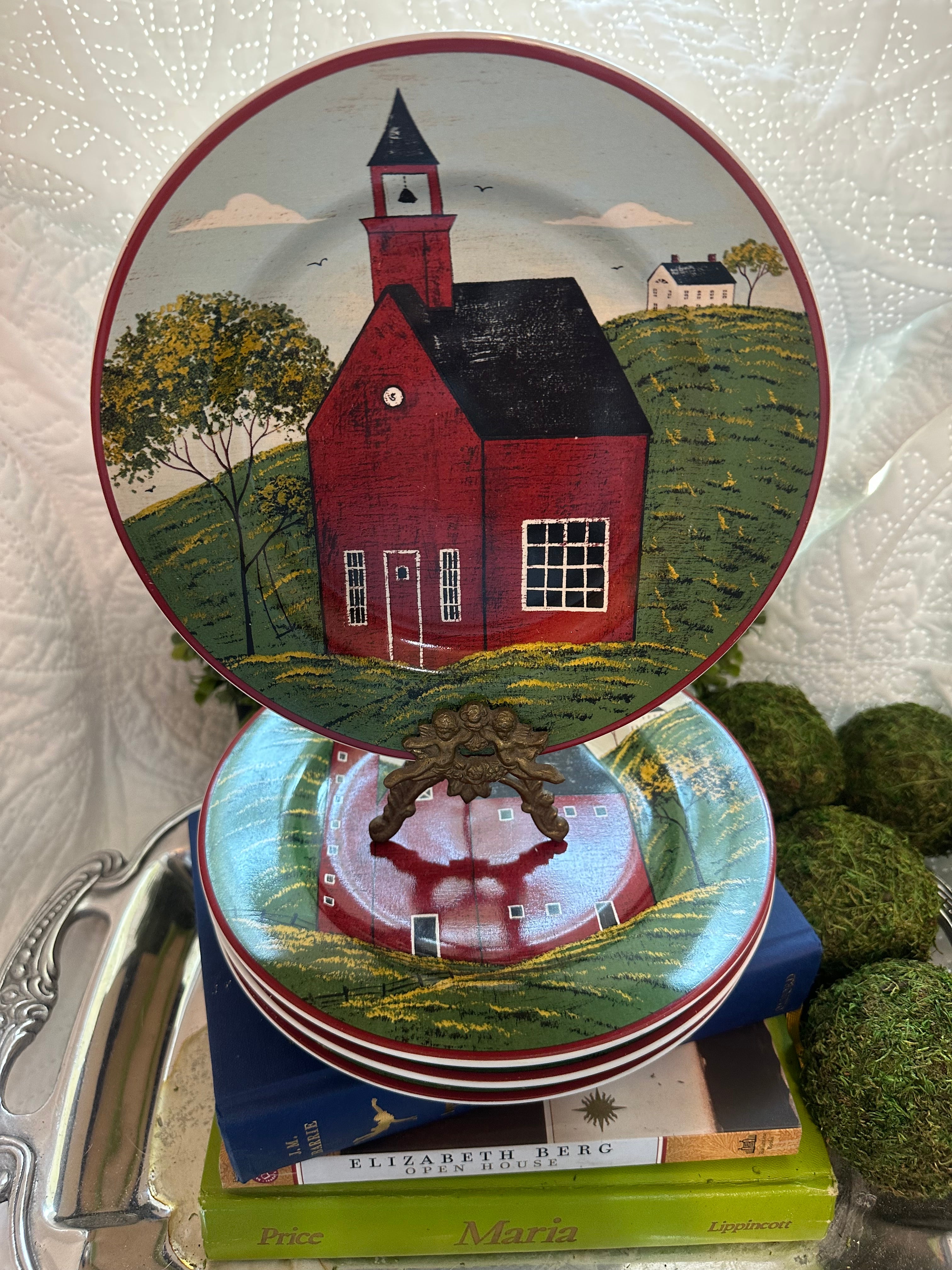 Country Life Plate Set (4)