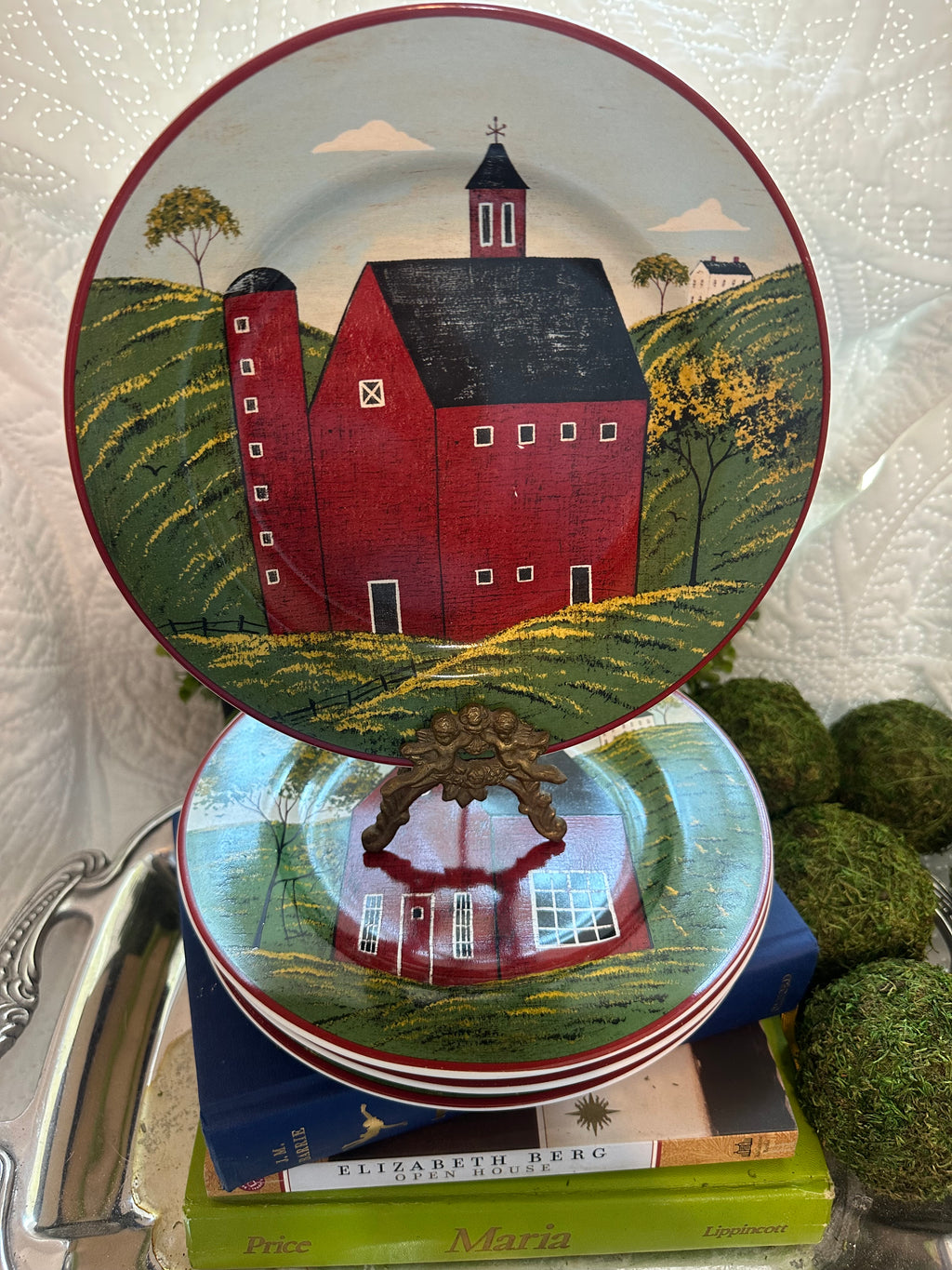 Country Life Plate Set (4)