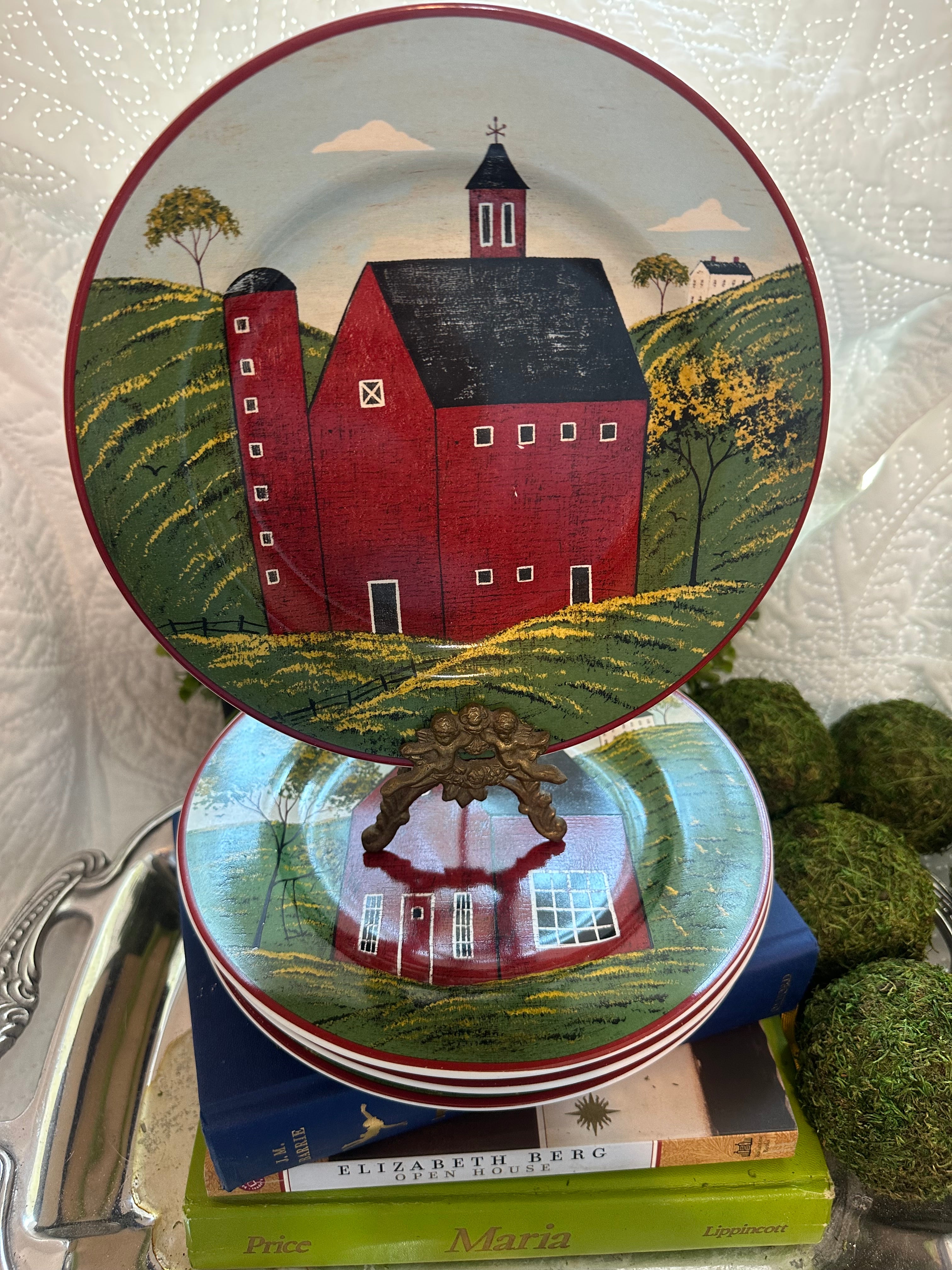 Country Life Plate Set (4)