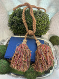 Multi-colored Tassel Tieback