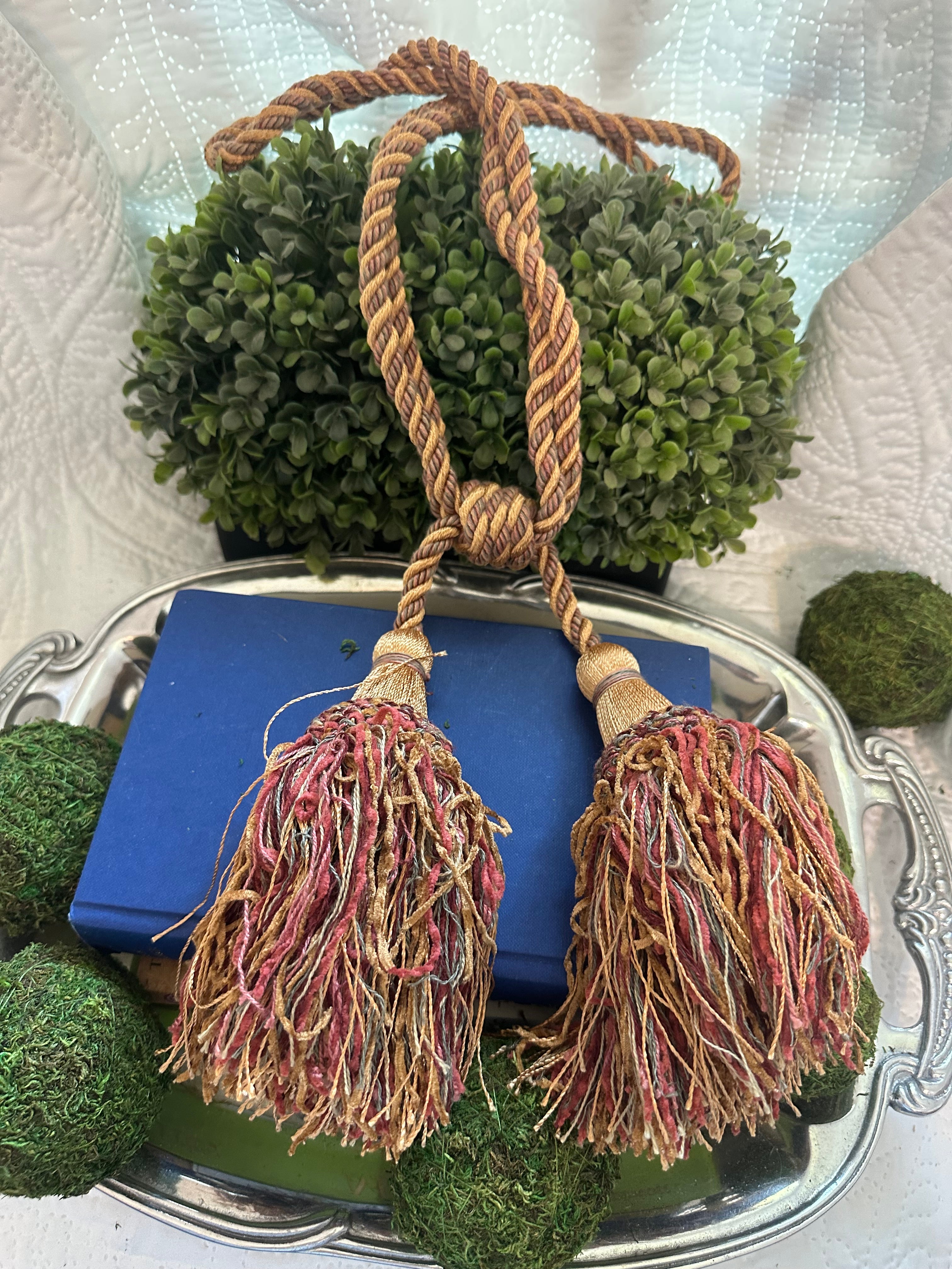 Multi-colored Tassel Tieback