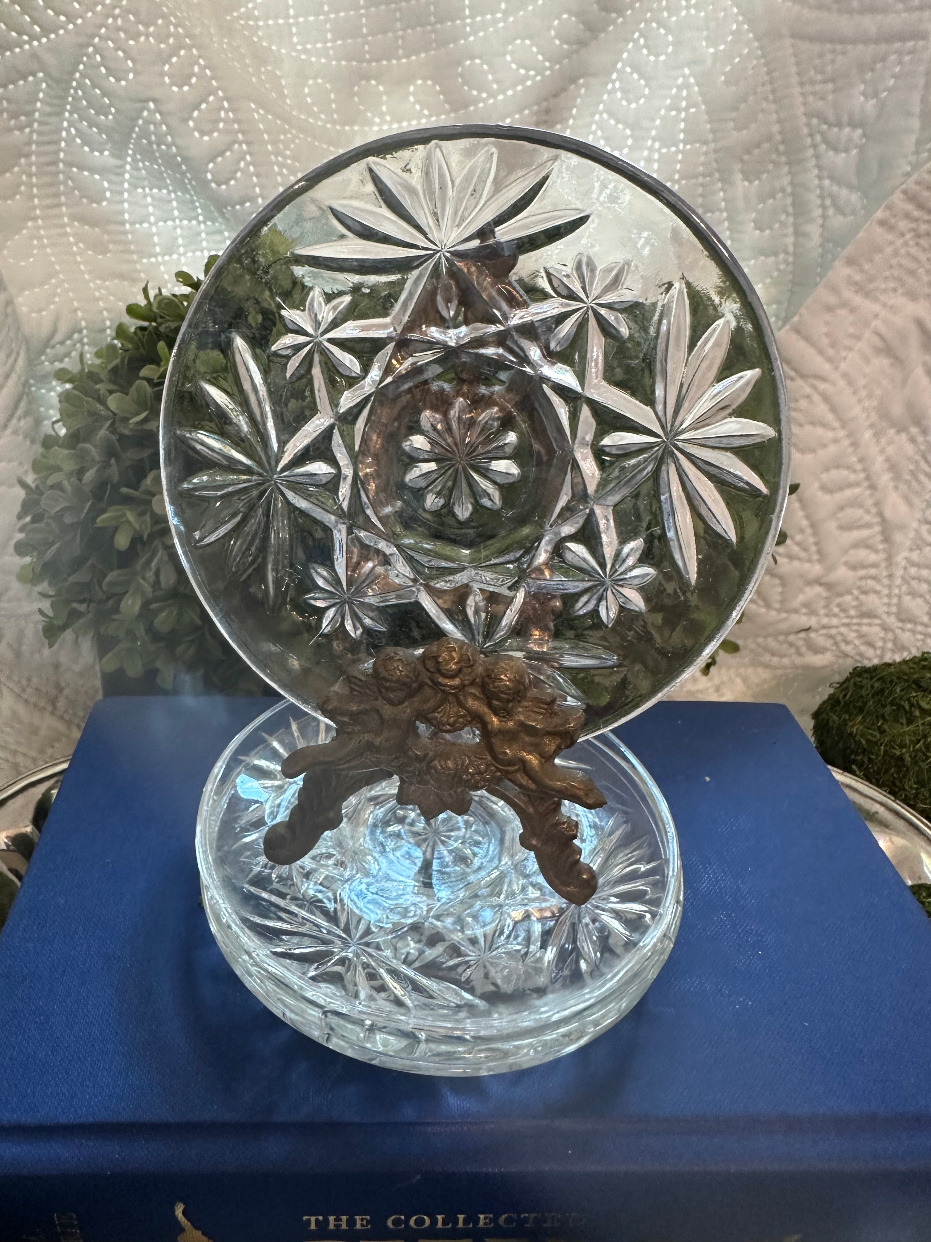 Glass Starburst Butter Pats (4 available)