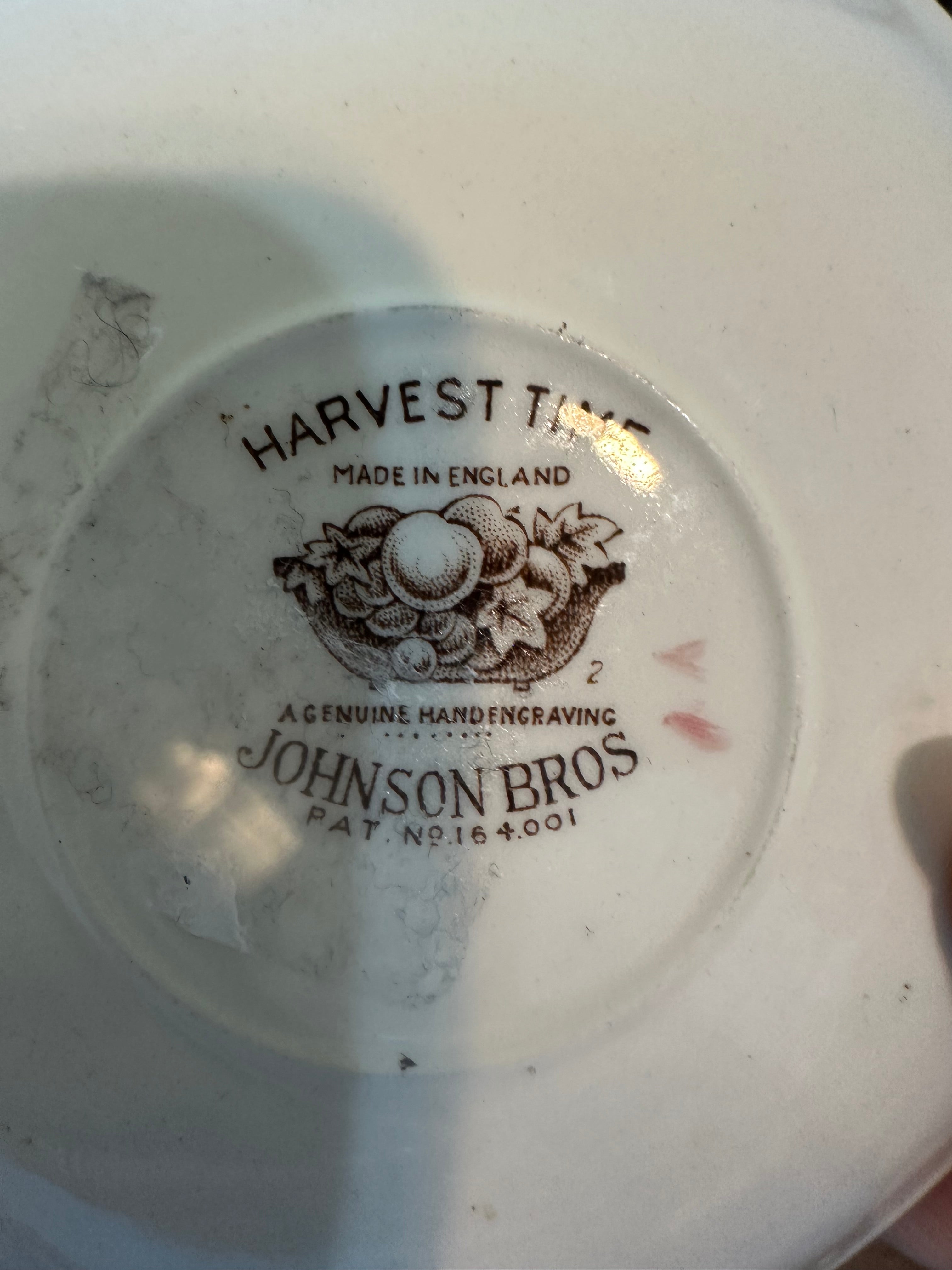 Vintage Johnson Bros. China Saucer