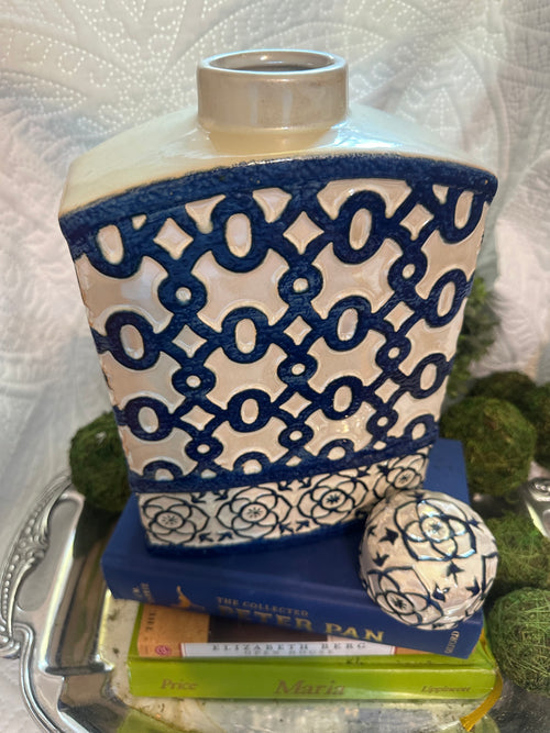 Blue and White Ginger Jar