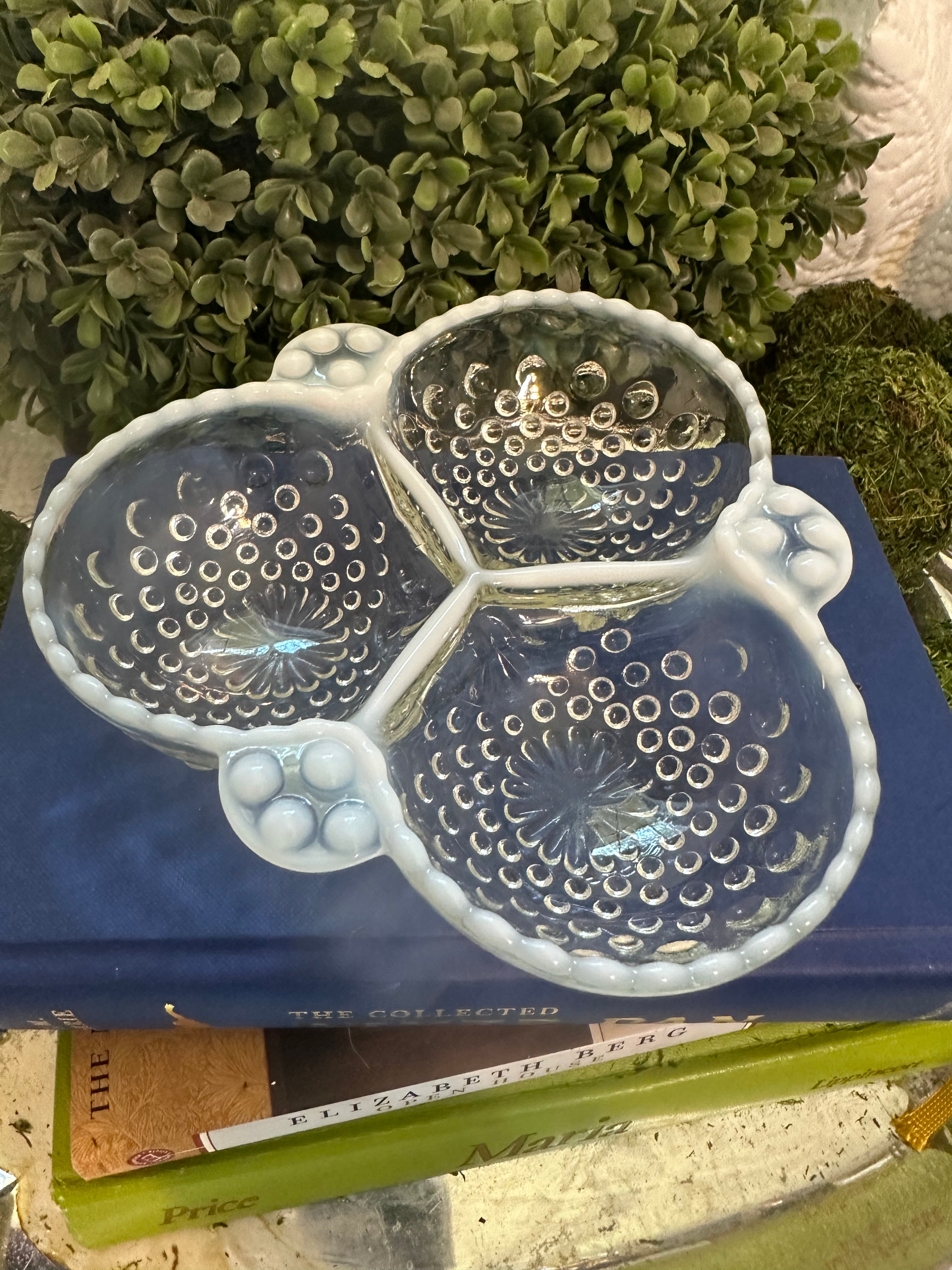 Anchor Hocking Divided Relish Dish