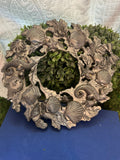 Vintage Silver-Plated Wreath Trivet