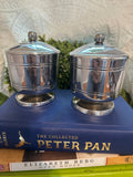 Vintage Stieff Pewter Containers (2)