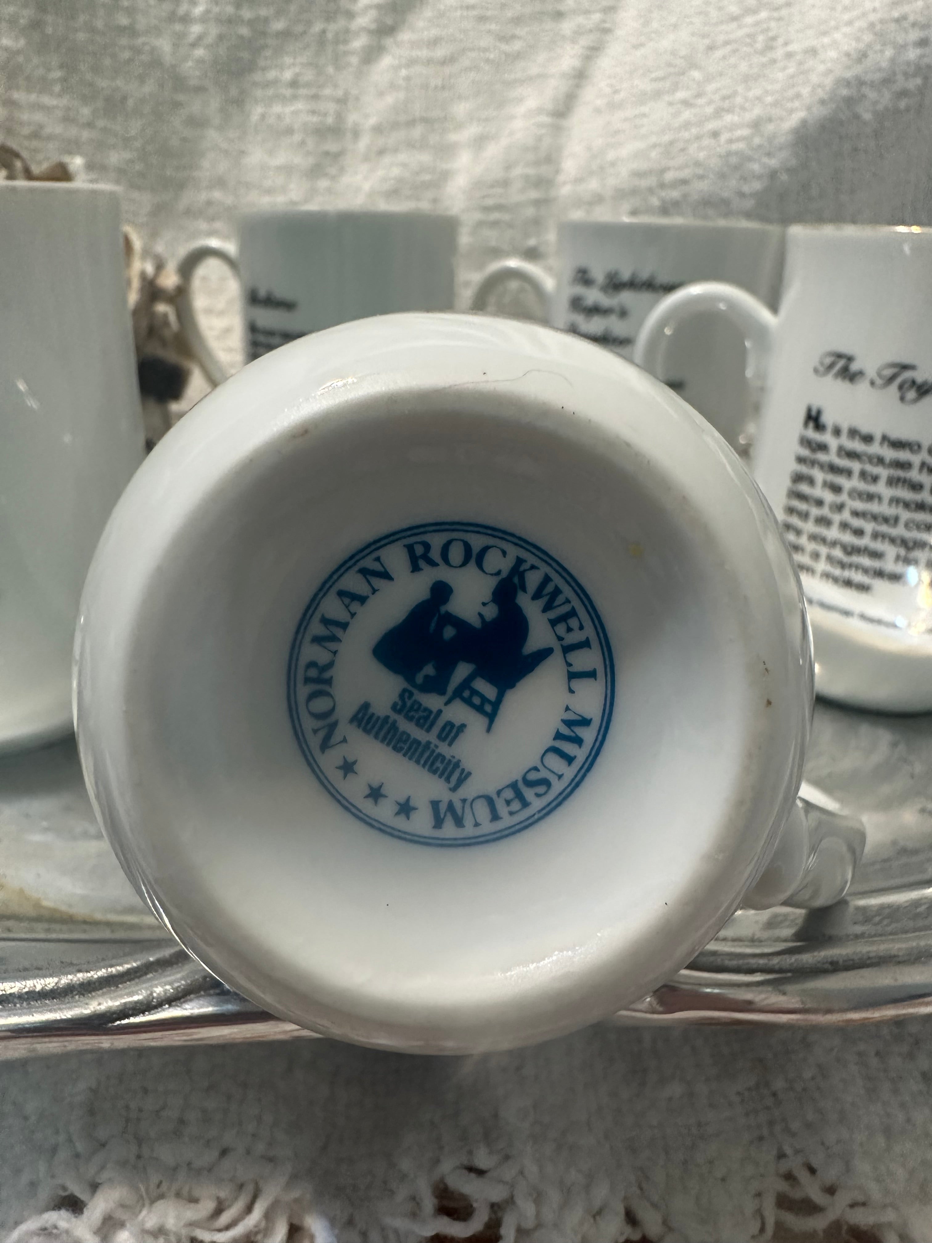 Norman Rockwell Collector Mugs (5 in set)