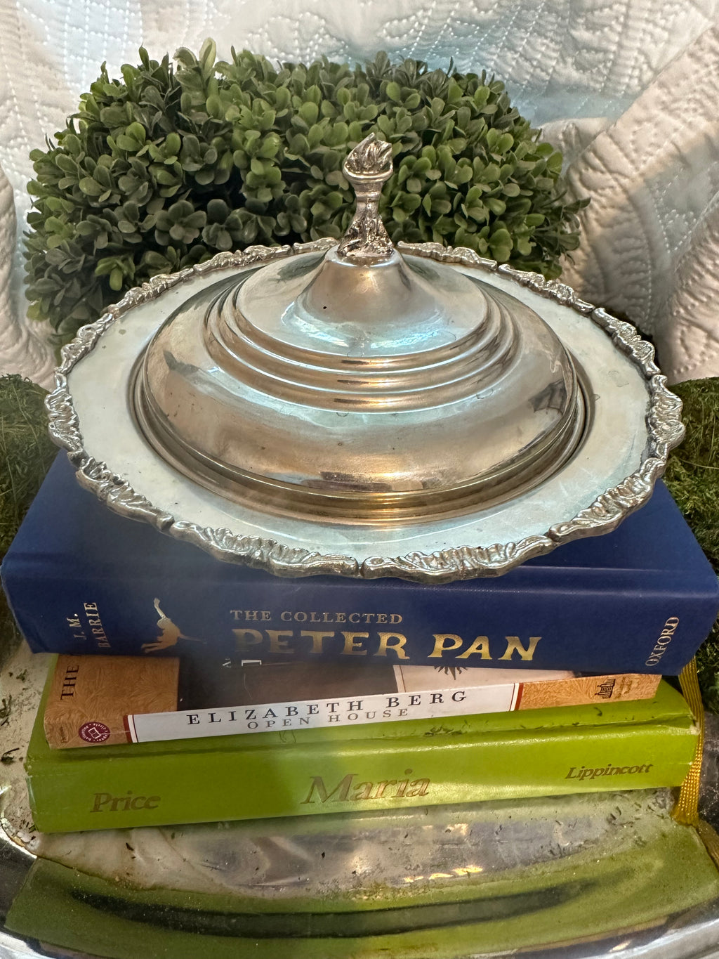 Silver Plated Butter Dish