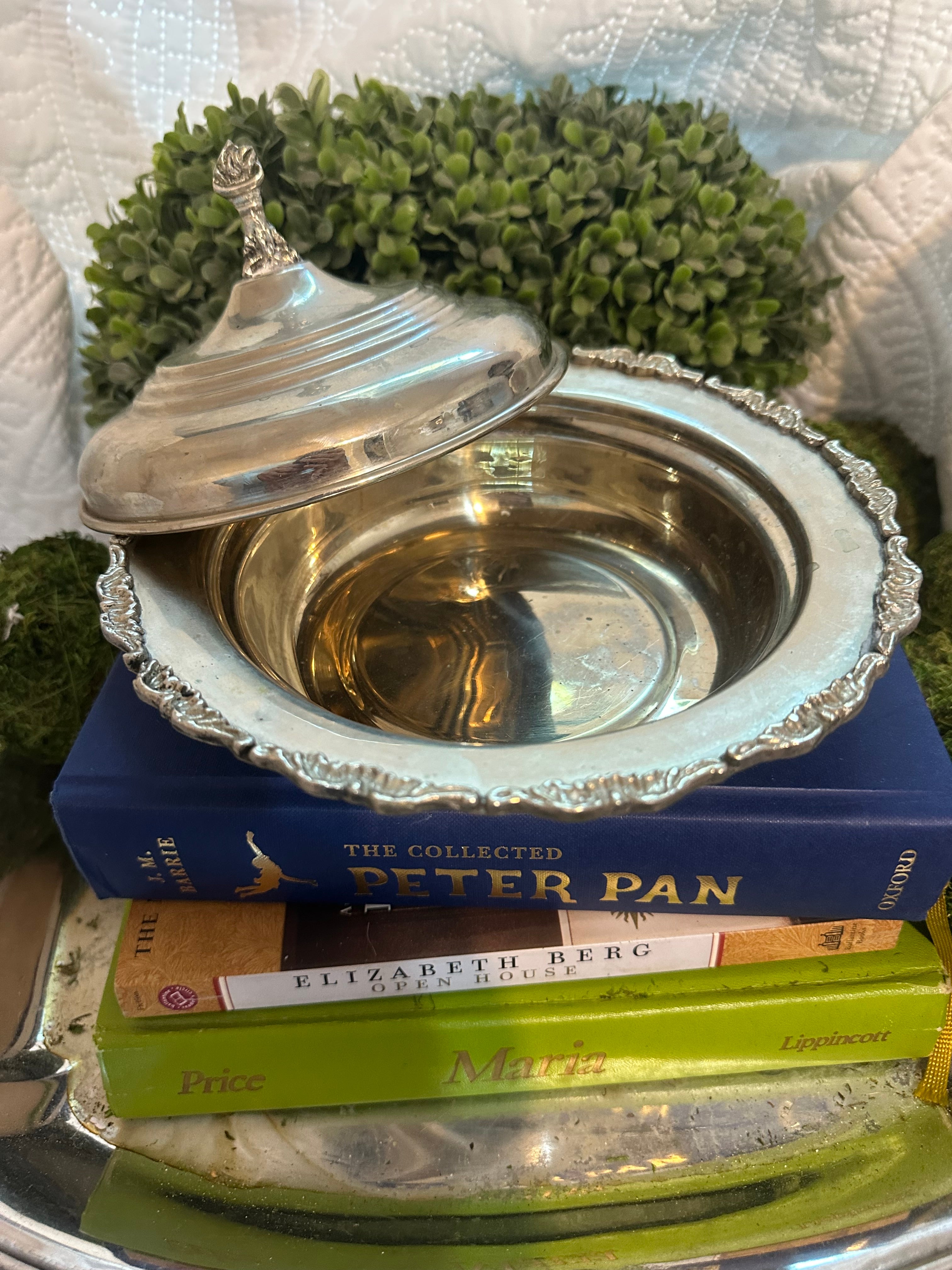 Silver Plated Butter Dish