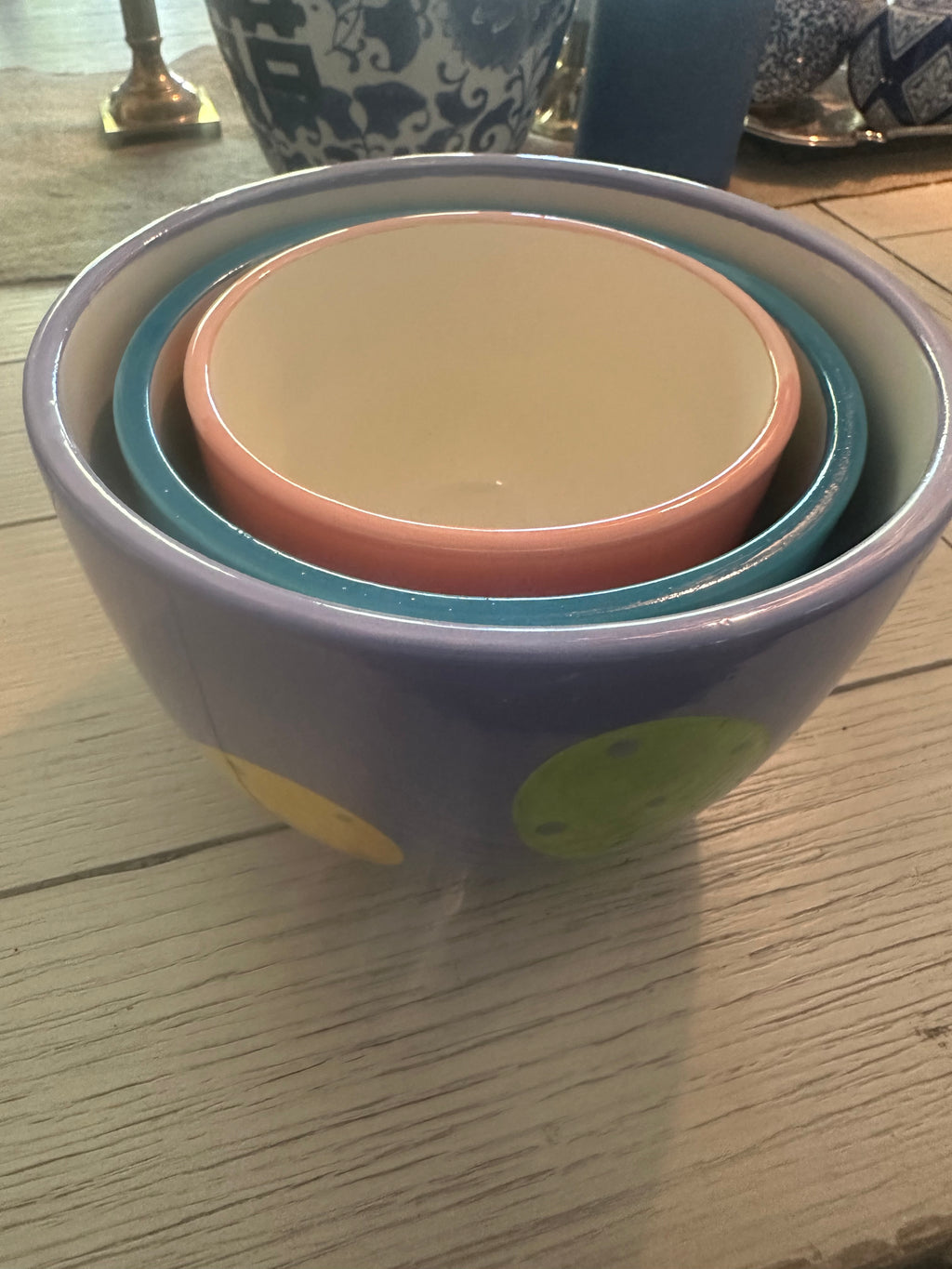 Hand-Painted Nesting Bowls