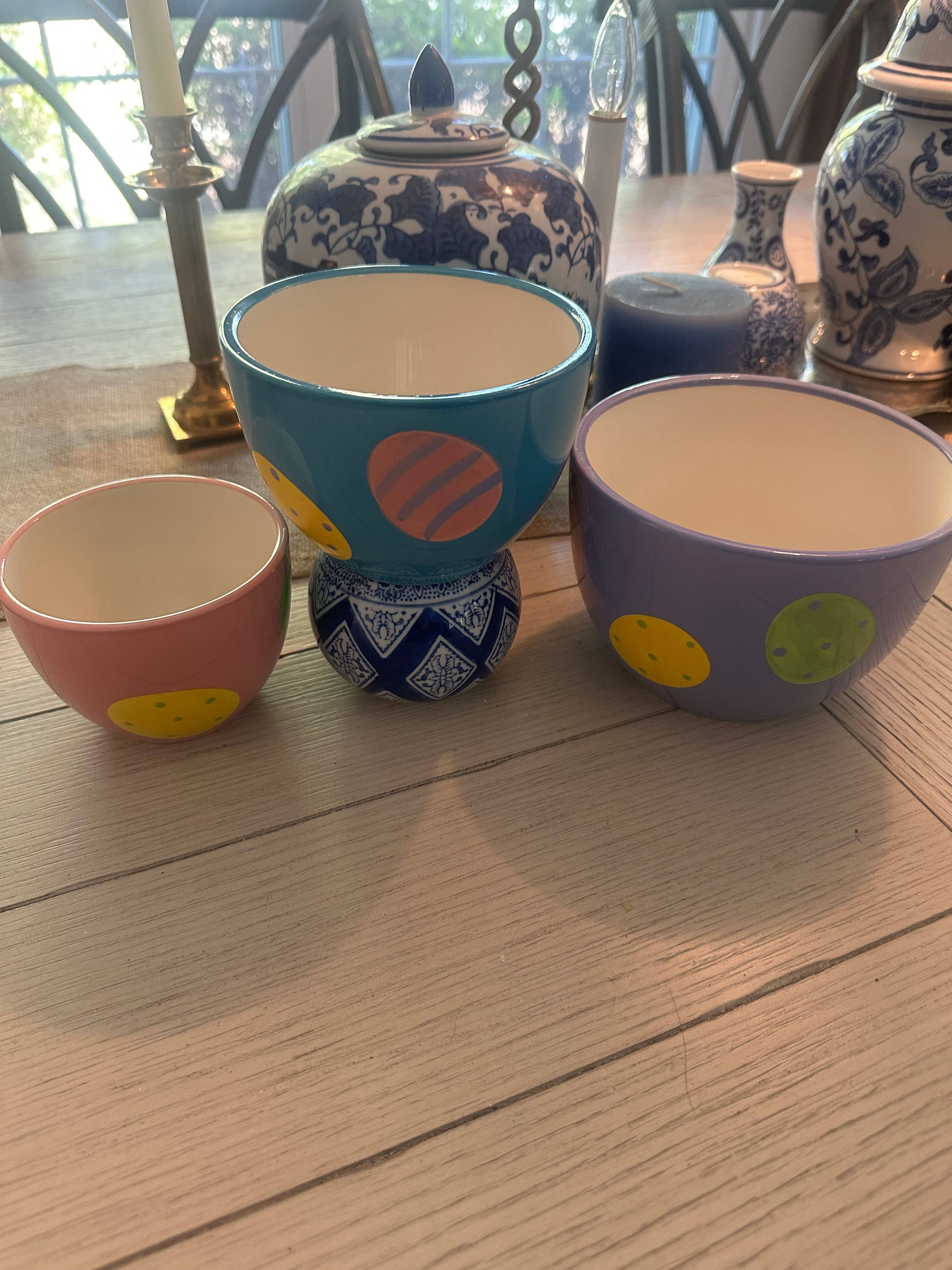 Hand-Painted Nesting Bowls