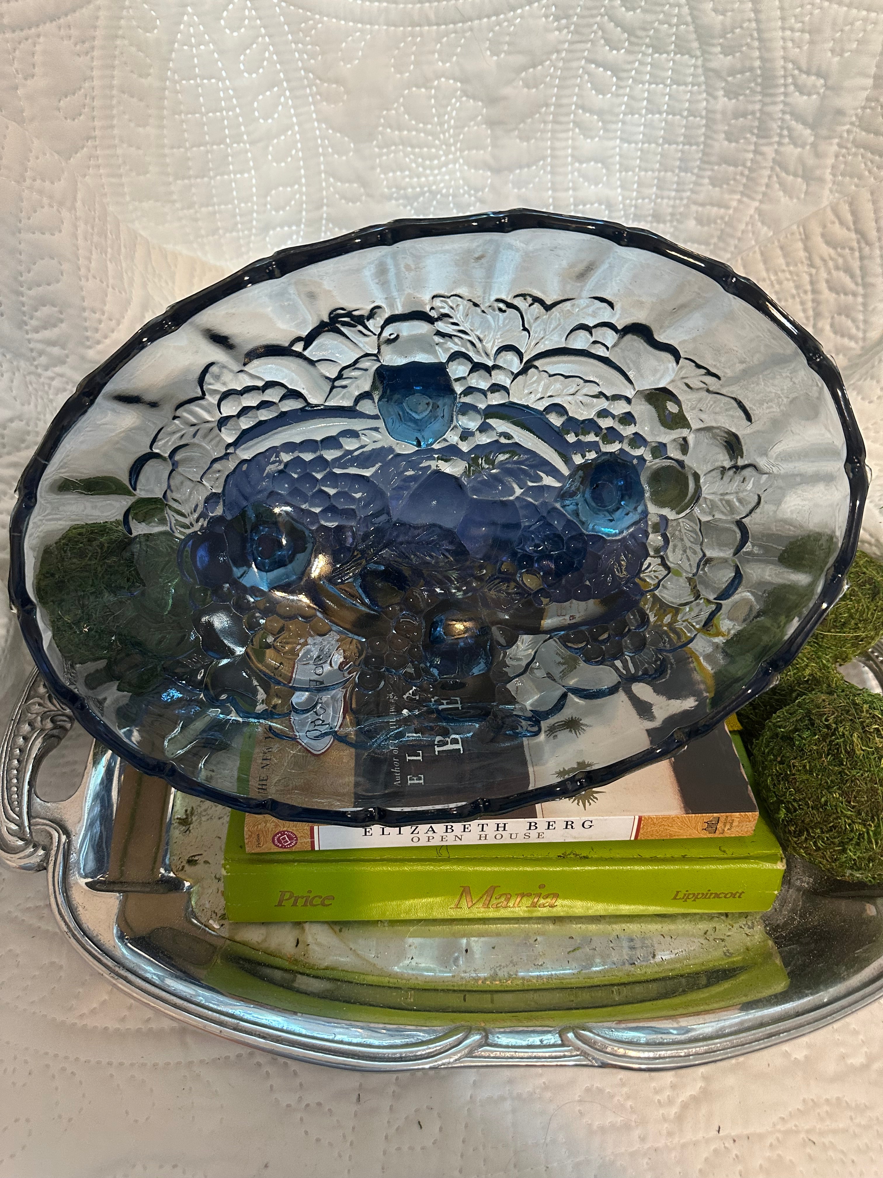 Indiana Glass Footed Bowl
