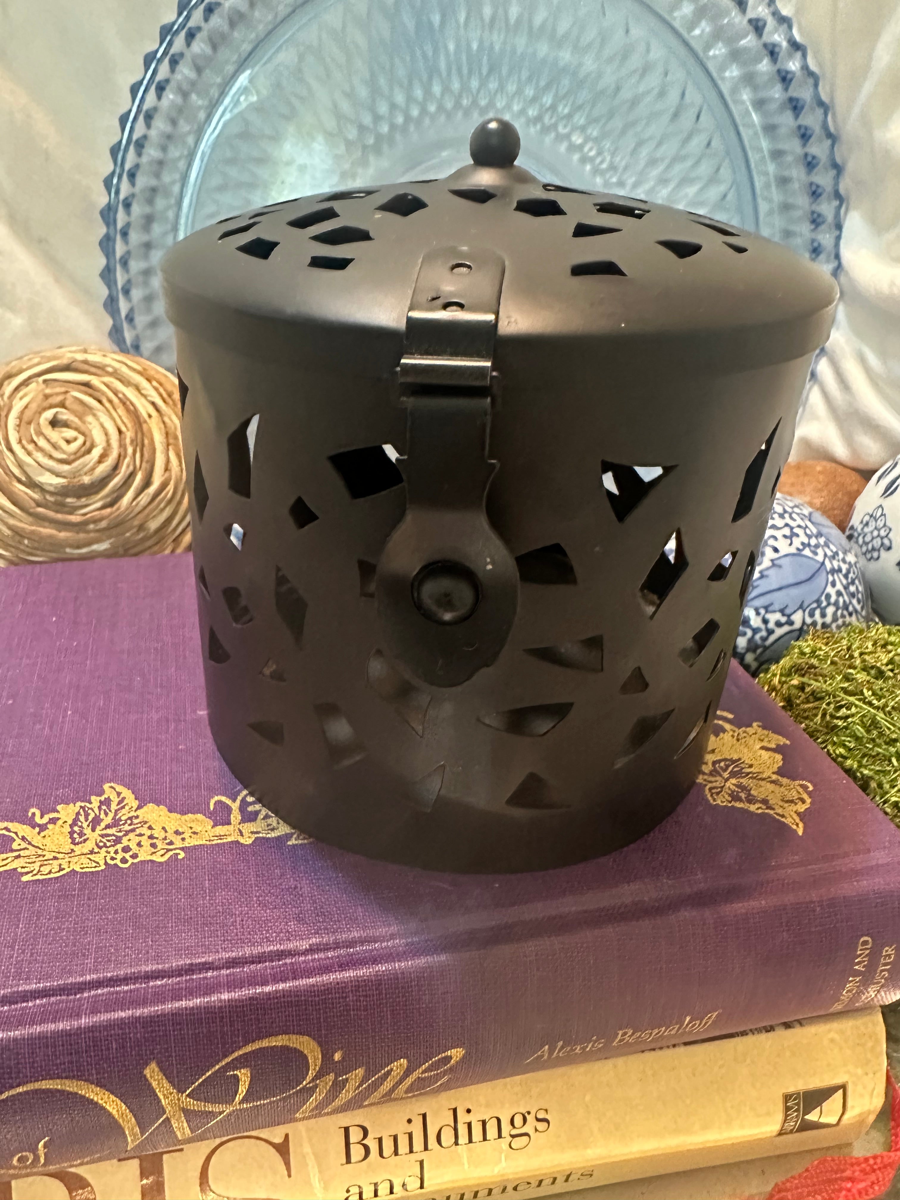 Black Tin Votive