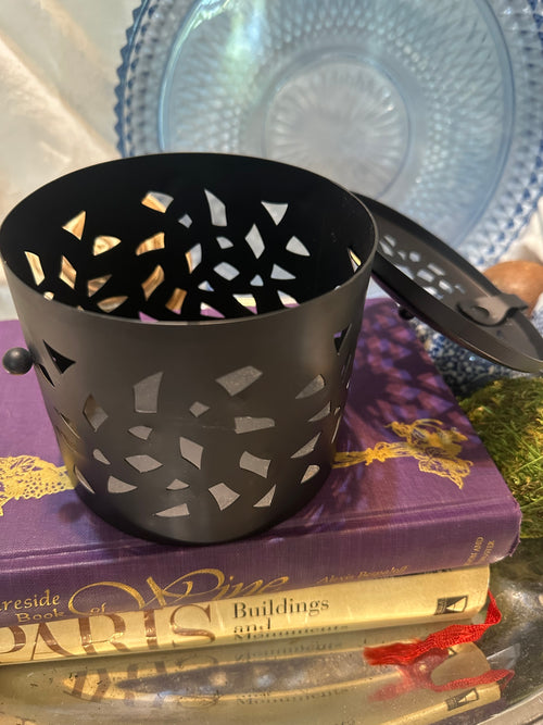 Black Tin Votive