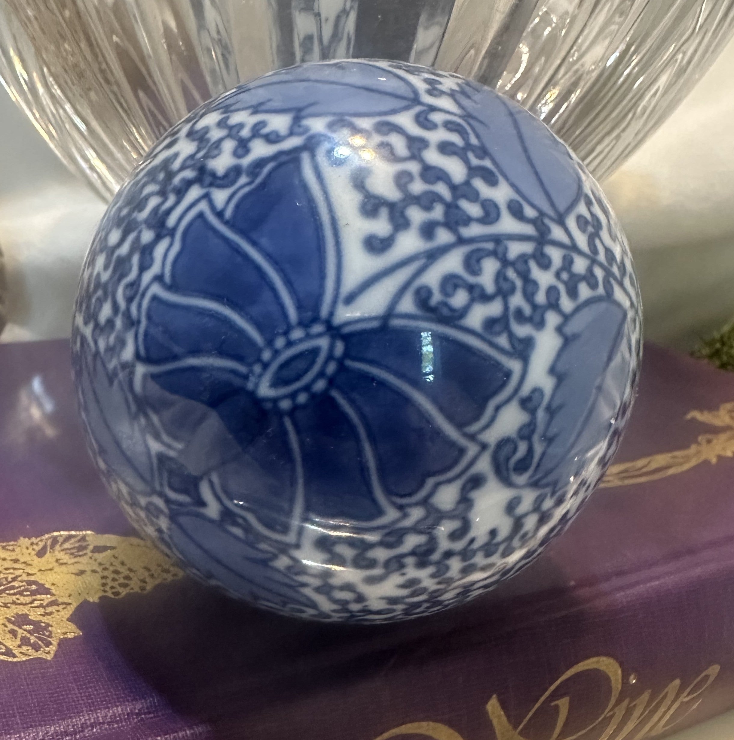 Blue and White Porcelain Ball 1