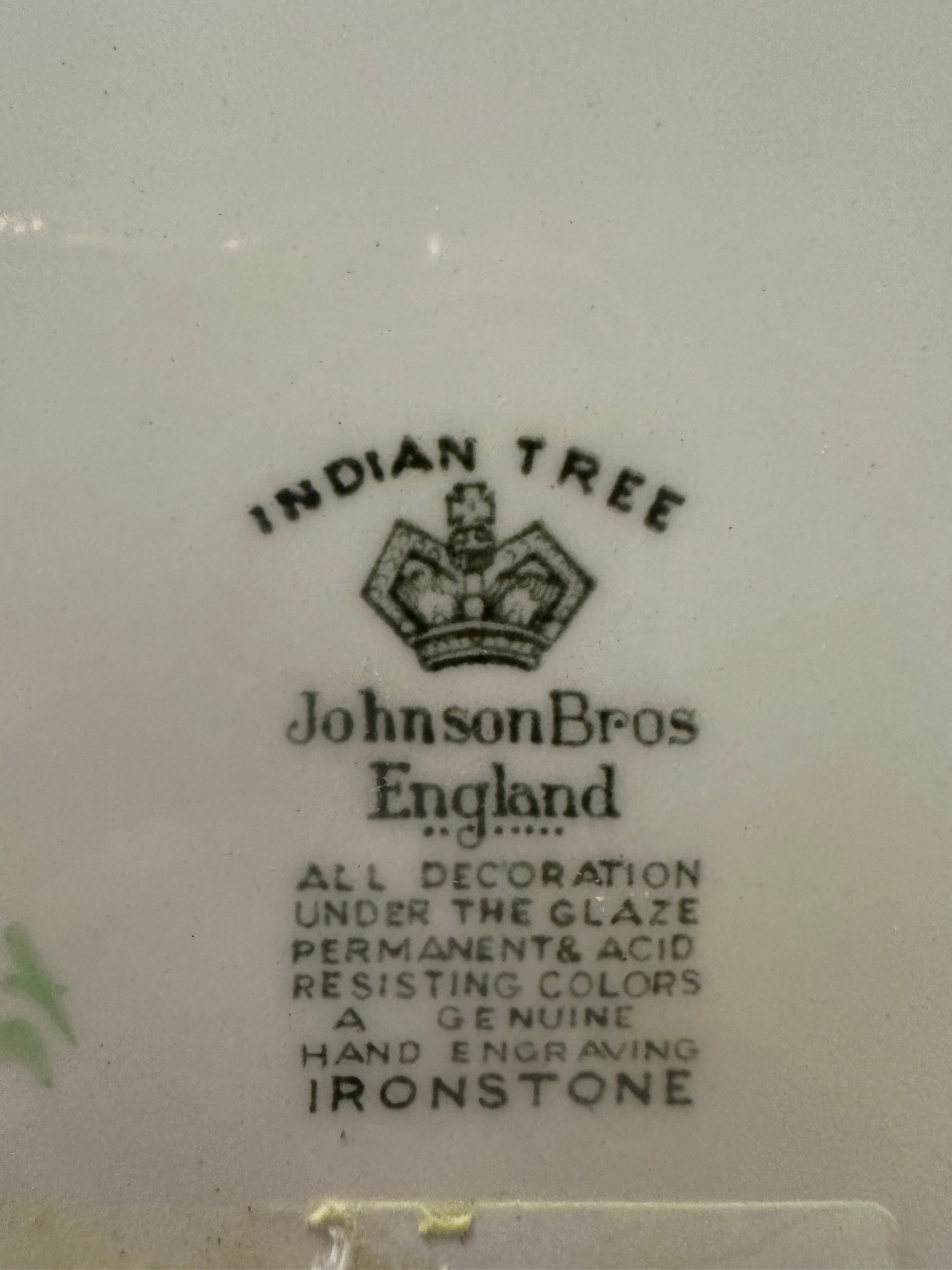 Johnson Bros. Indian Tree Plate