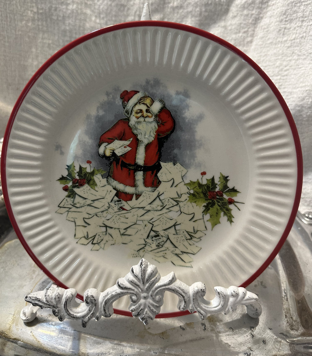 Santa Plate Trio
